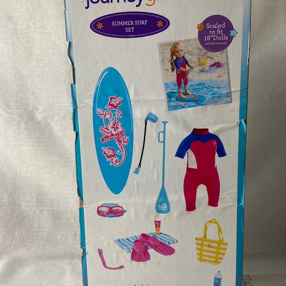 Journey girls summer surf set, 11 pieces for six years old and up